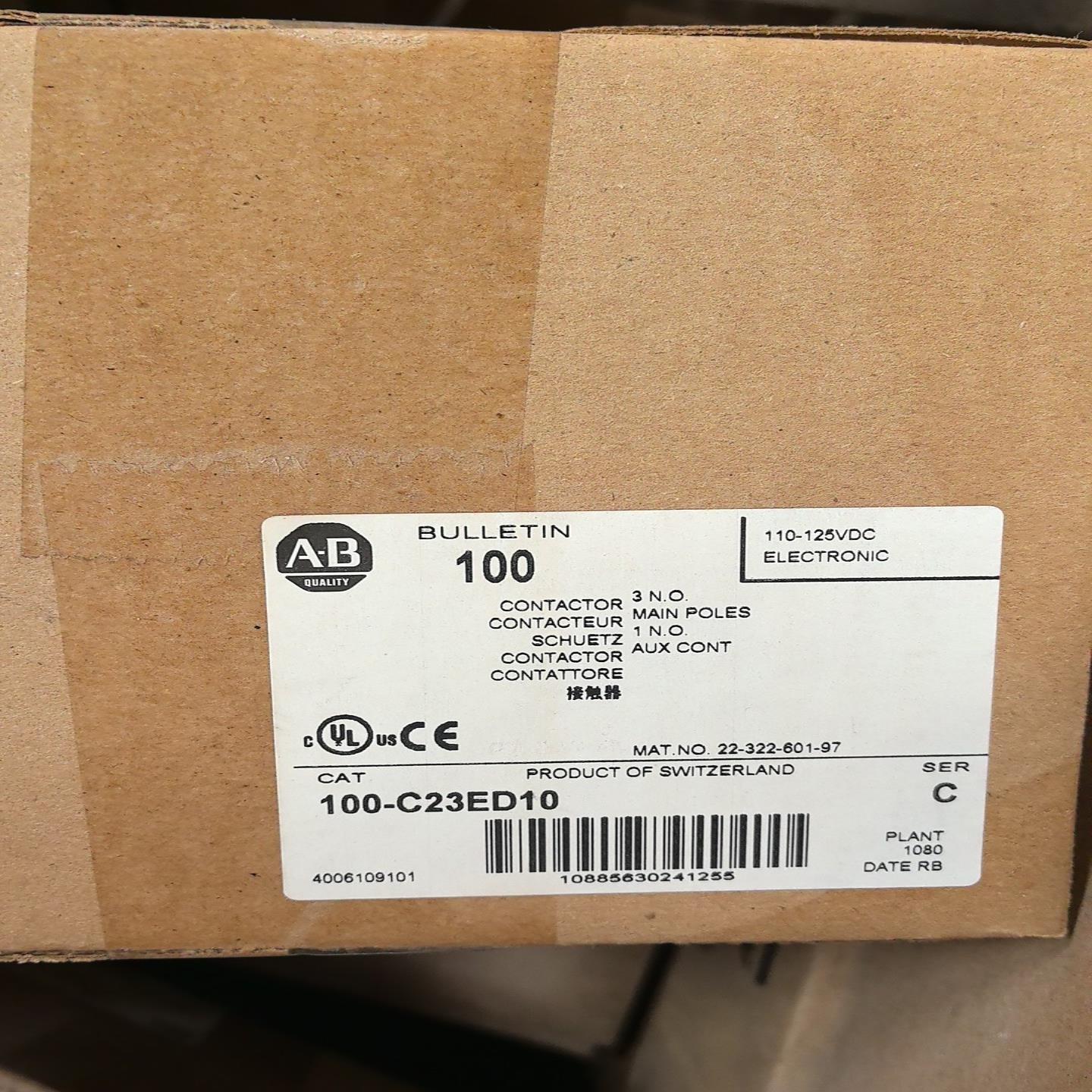 AB罗克韦尔接触器100-C23ED10110-125VD询价