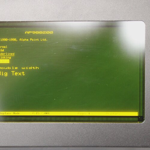 Alpha point AP200 data terminal type El Mono 12V DC