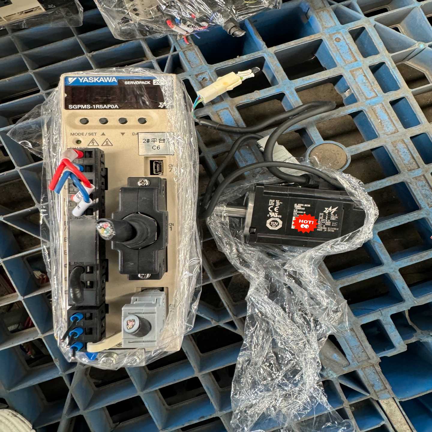 安川驱动器SGPMS-1R5AP0A 电机SGMMS-02A【白零商行】