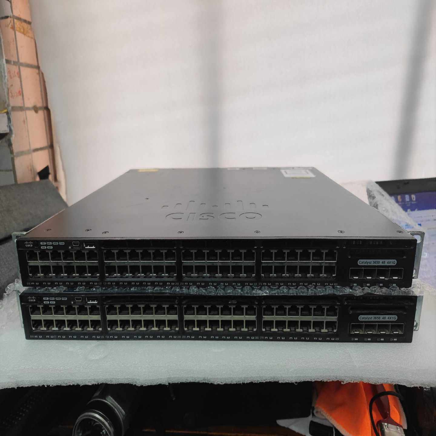 WS-C3650-48TS-S思科原装交换机，实拍图片，一台--议价商品