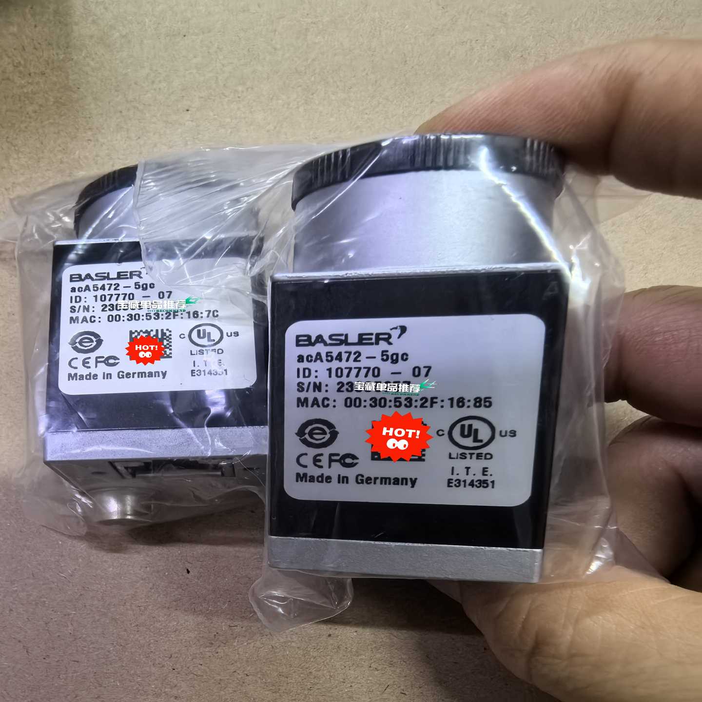 （议价）工业相机，漂亮，acA5472-5gc，实物图拍摄