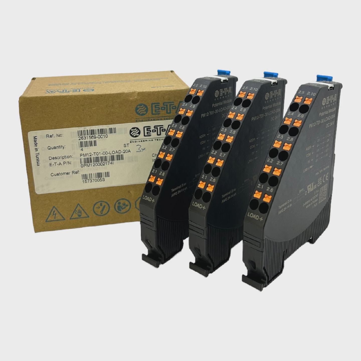 ETA PM12T0100LOAD20A Mdulo De Alimentacin 24V DC 20A Paquete - 实物图