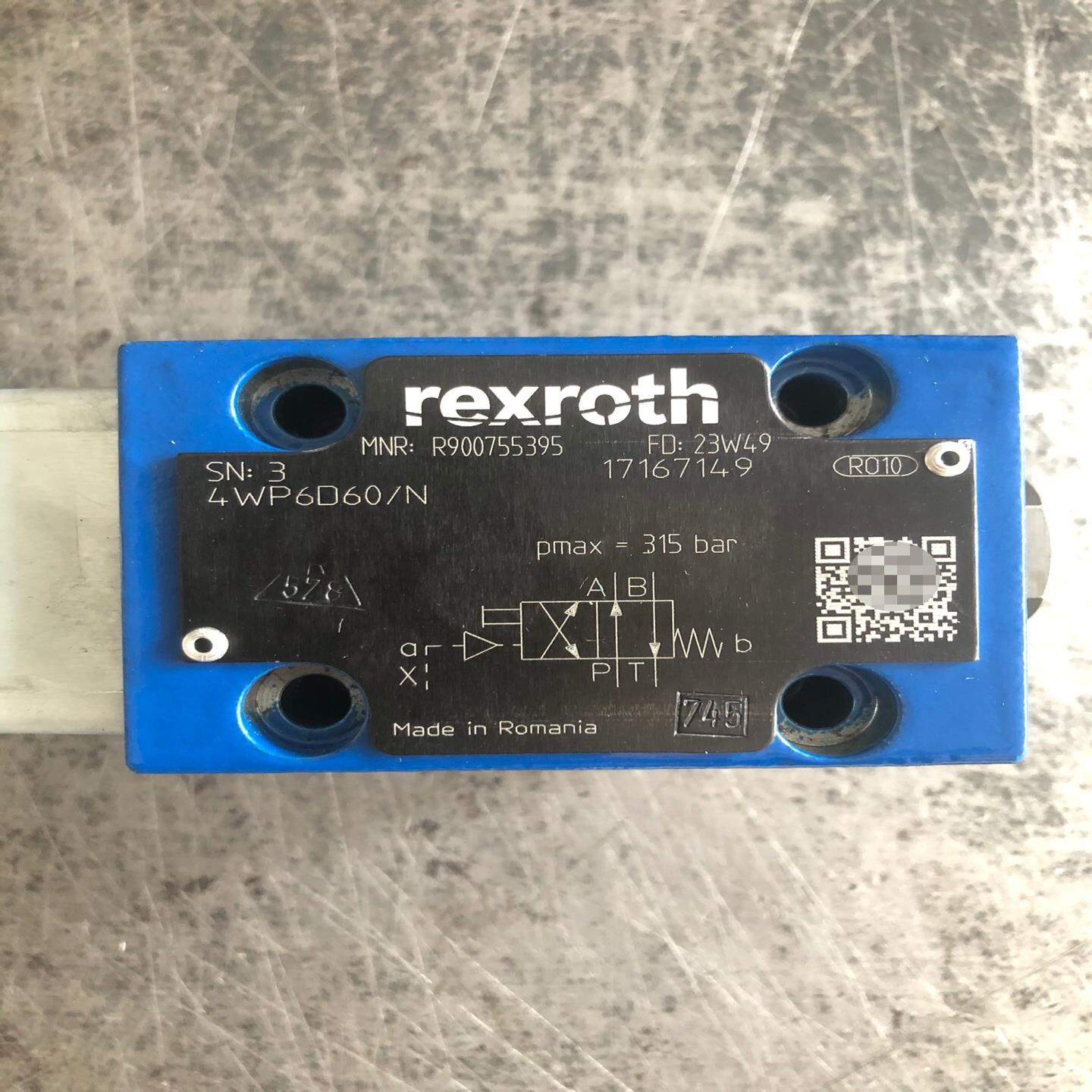 R900755395 4WP6D6X/N力士乐液压阀，原（佳毅工控）