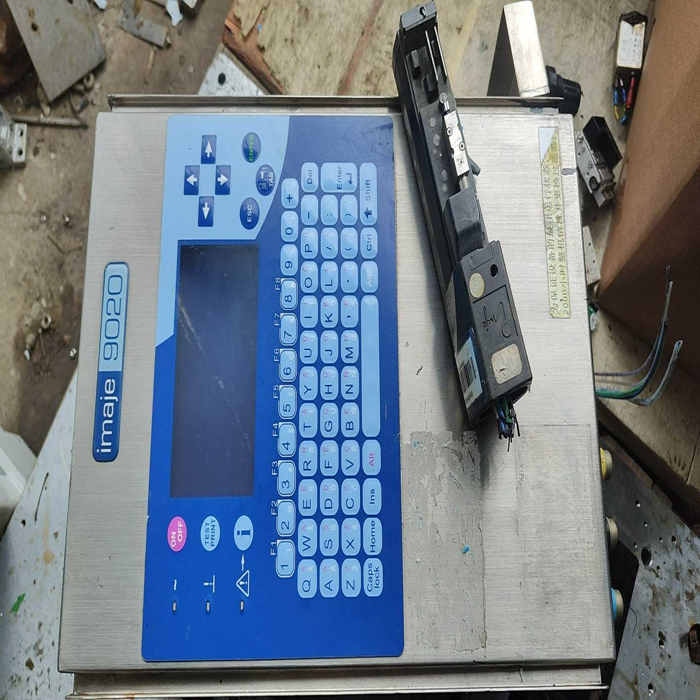 imaje依玛士喷码机9020实物拍摄具体看图出售不退不换看--议价商