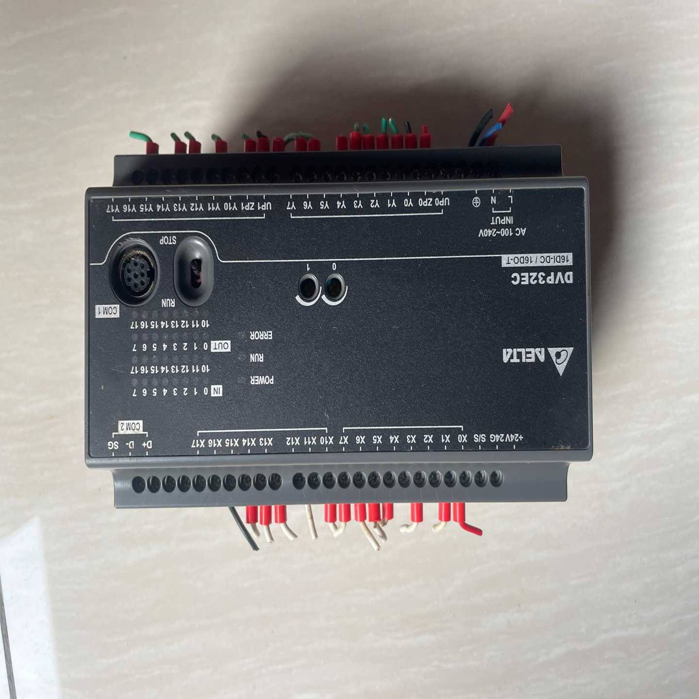 台达PLCDVP32EC00T3货！成色如图！功询价