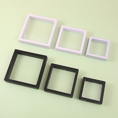 拼豆展示相框首饰宠物牙齿文玩收纳盒抗氧化书房卧室桌面透明摆件