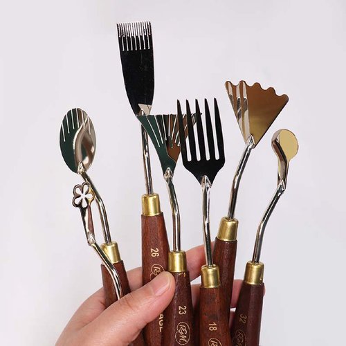 意大利进口RGM阿吉姆油画刀画刀油画颜料丙烯手绘水粉调色塑型肌