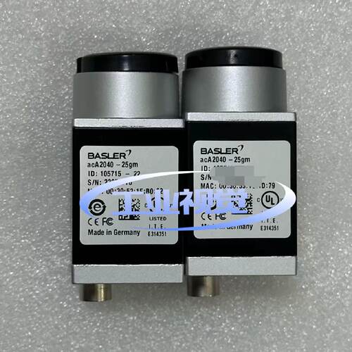 巴斯勒工业相机acA2040-25gm，原装99新 400万—议价