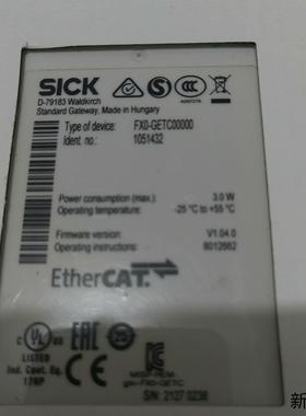 全新SICK西克标准Gateway型号FXO-GETC00议价商品