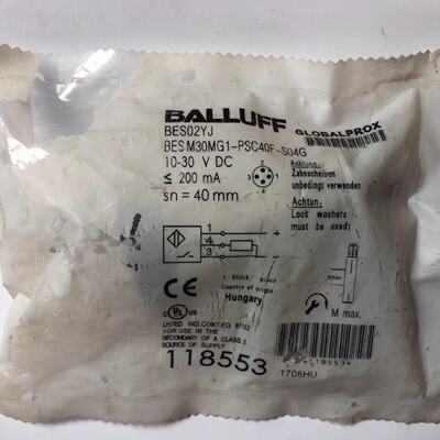 议价BALLUFF巴鲁夫BES02YJ  BES M30MG1-PSC40F-S04G下单请询价