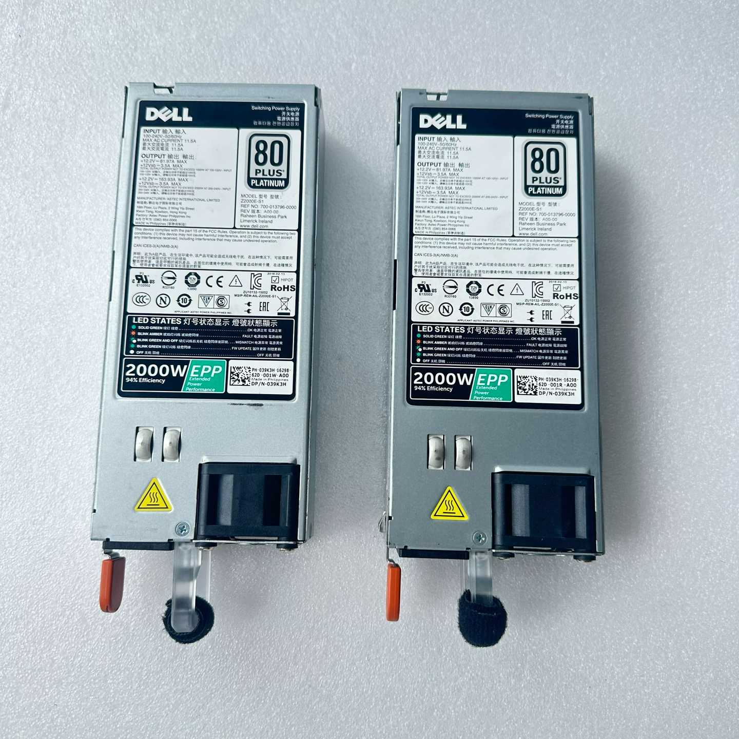 DELL服务器电源2000WEPP，型号是D2000E-S--议价商品