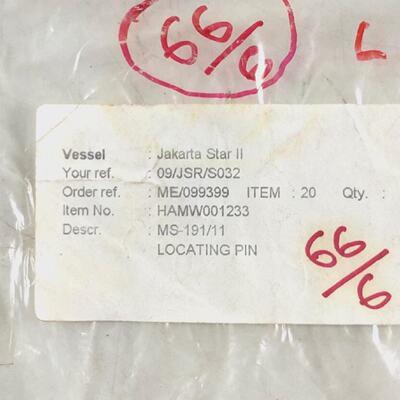 Locator Pin Ms19111 For Hamworthy 2TF52TF54 Compressor Parts