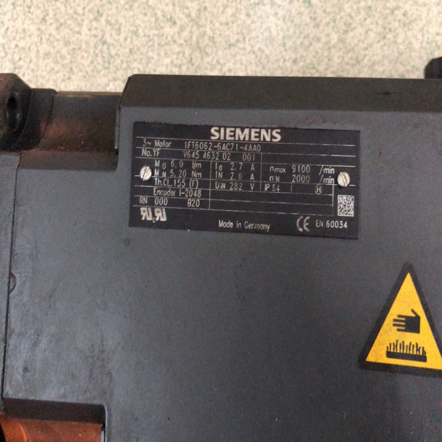 伺服电机1FT6062-5AC71-4AA0包询价