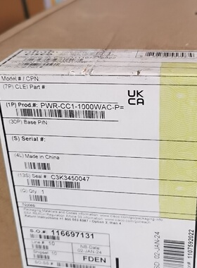 全新思科CiscoPWRCC11000WACP电源-议价