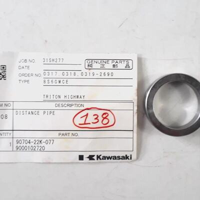 Distance Pipe PN 9070422K077 9000102720 For Kawasaki 8S60MCE