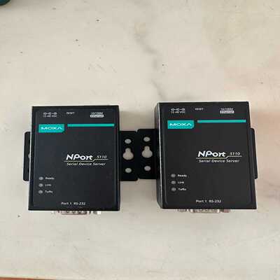 台湾MOXA摩莎NPort 5110 串口转网口服务器，原装--议价商品