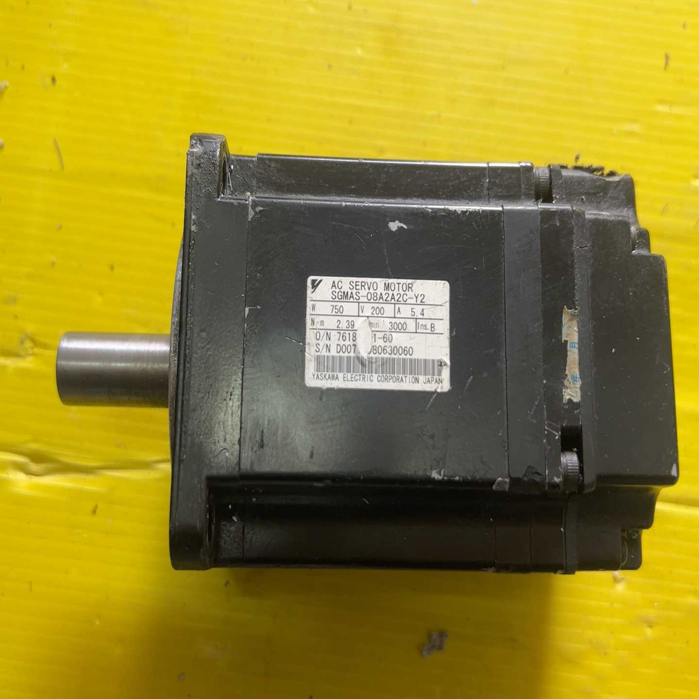 安川伺服电机SGMAS-08A2A2C-Y2，拆机750W，--议价商品