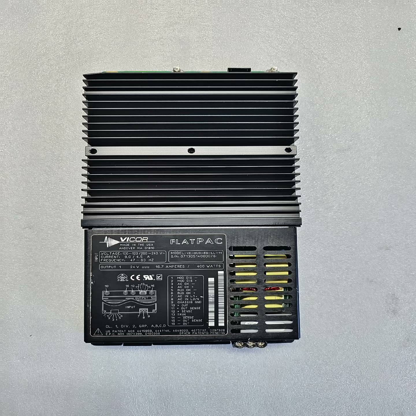 美国VICOR开关电源 VE-MU3-EQ-LL-11--议价商品