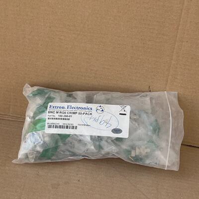 Menge 49 St.  Extron 100260XX Stecker RG6  Shr