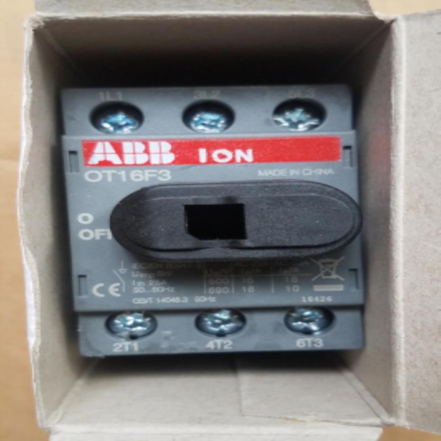 【议价】ABB隔离开关  OT16F3  16A  3P