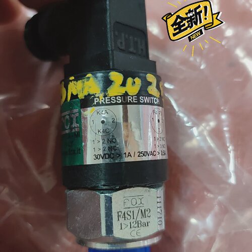 询-FOXF4S1M2压力开关存放在灰3箱