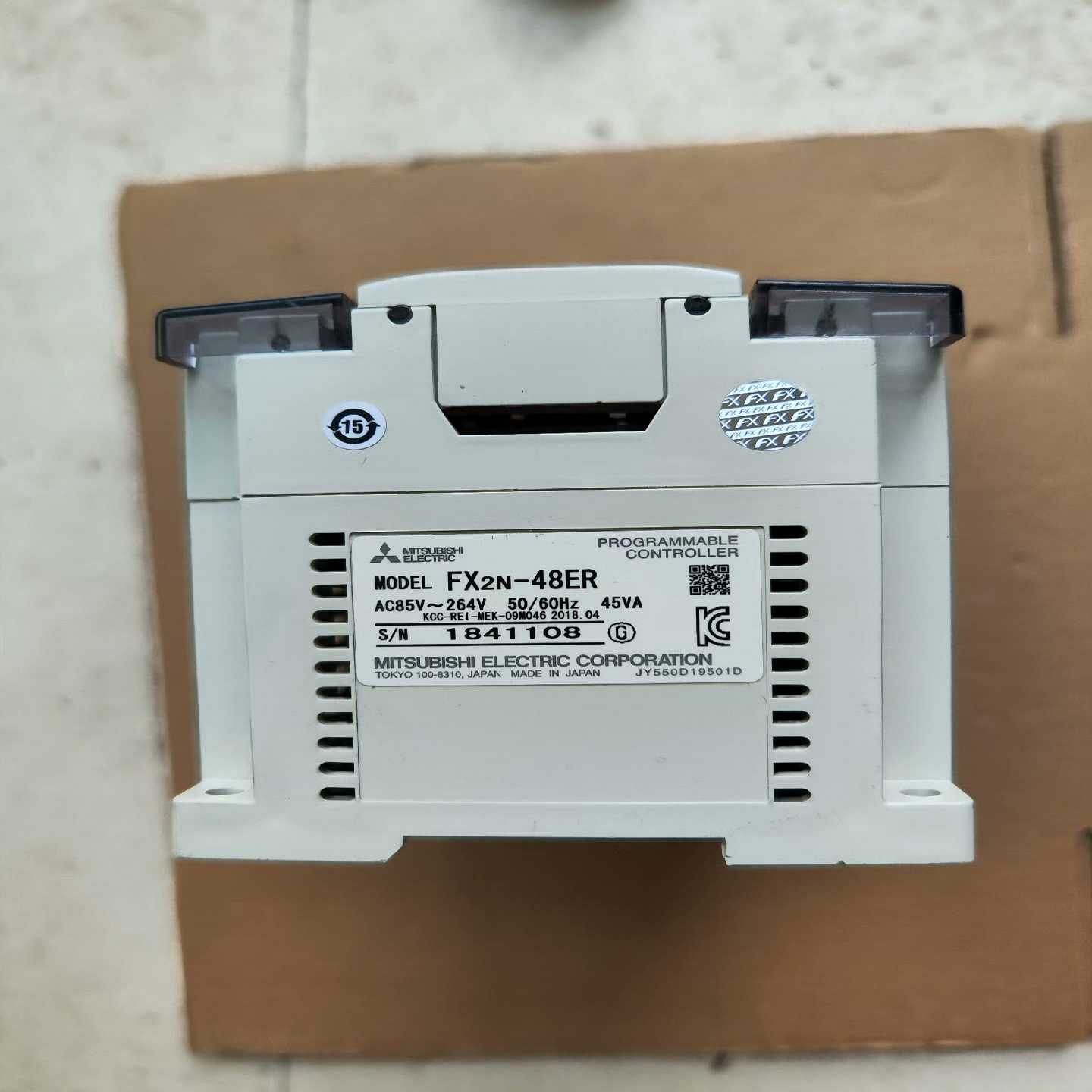 PLC控制器FX2N-48ER外观实物图拍摄功能正常询价