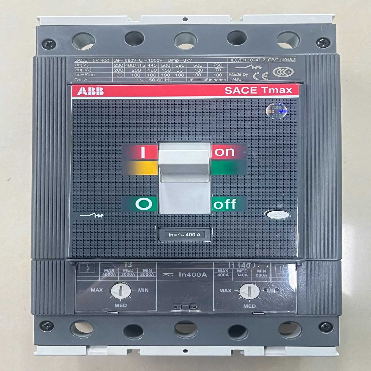 塑壳断路器T5N400TMA400/2000-4询价