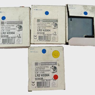 Telemecanique LR2 K0304 Thermal Overload Relay 0.360.54A x4P