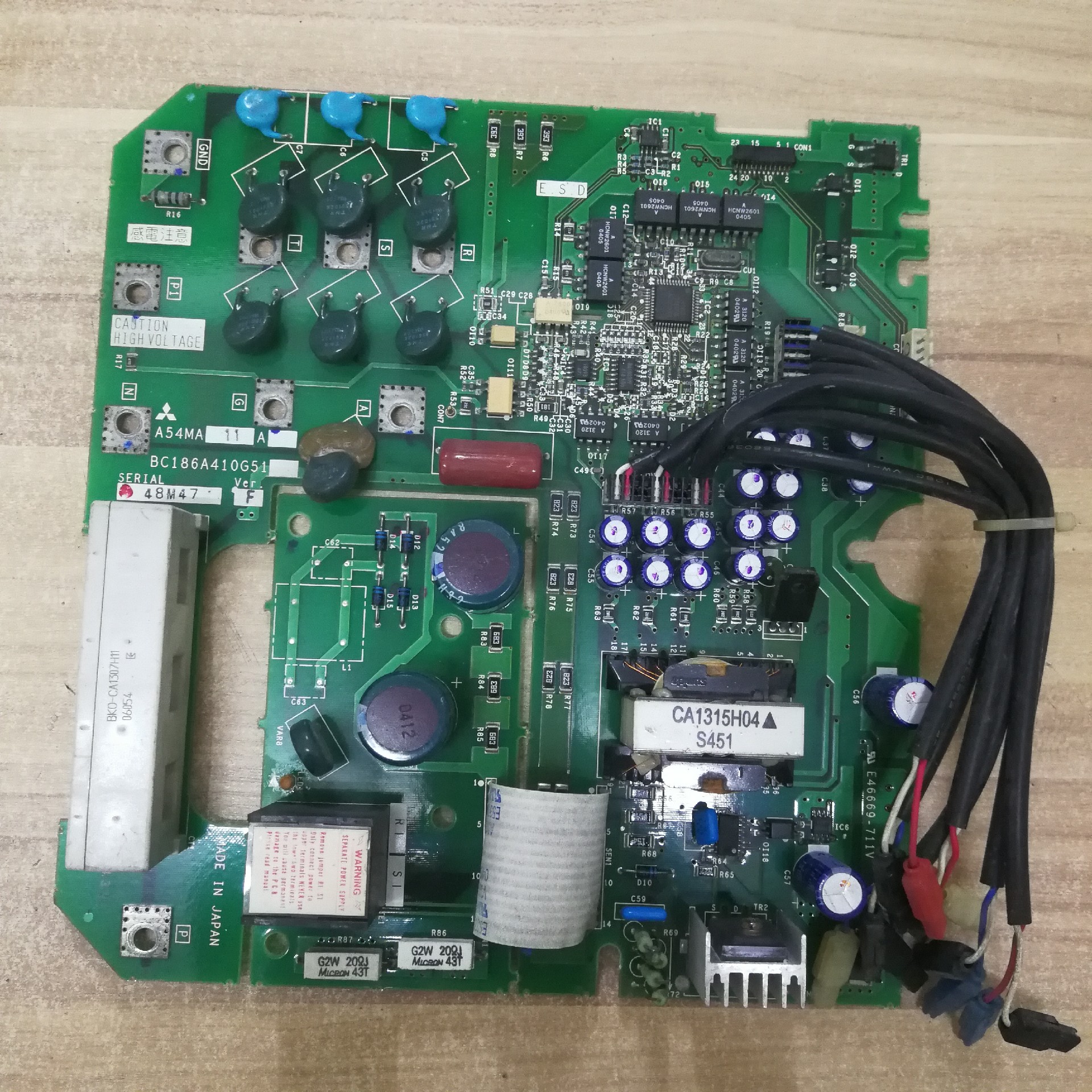 议价产品原装拆机 三菱变频器驱动板 FR-A540-11K A54M