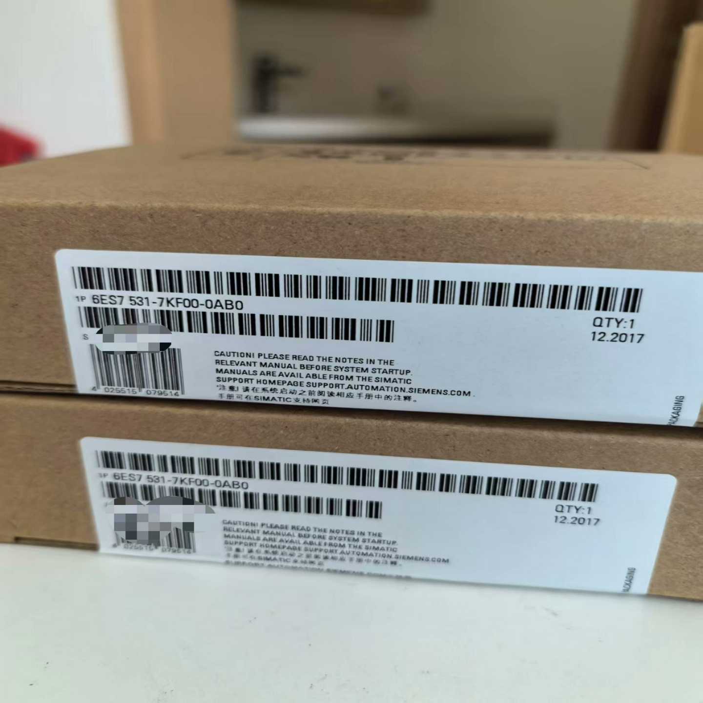6ES7531-7KF00-0AB0未拆封，有询价