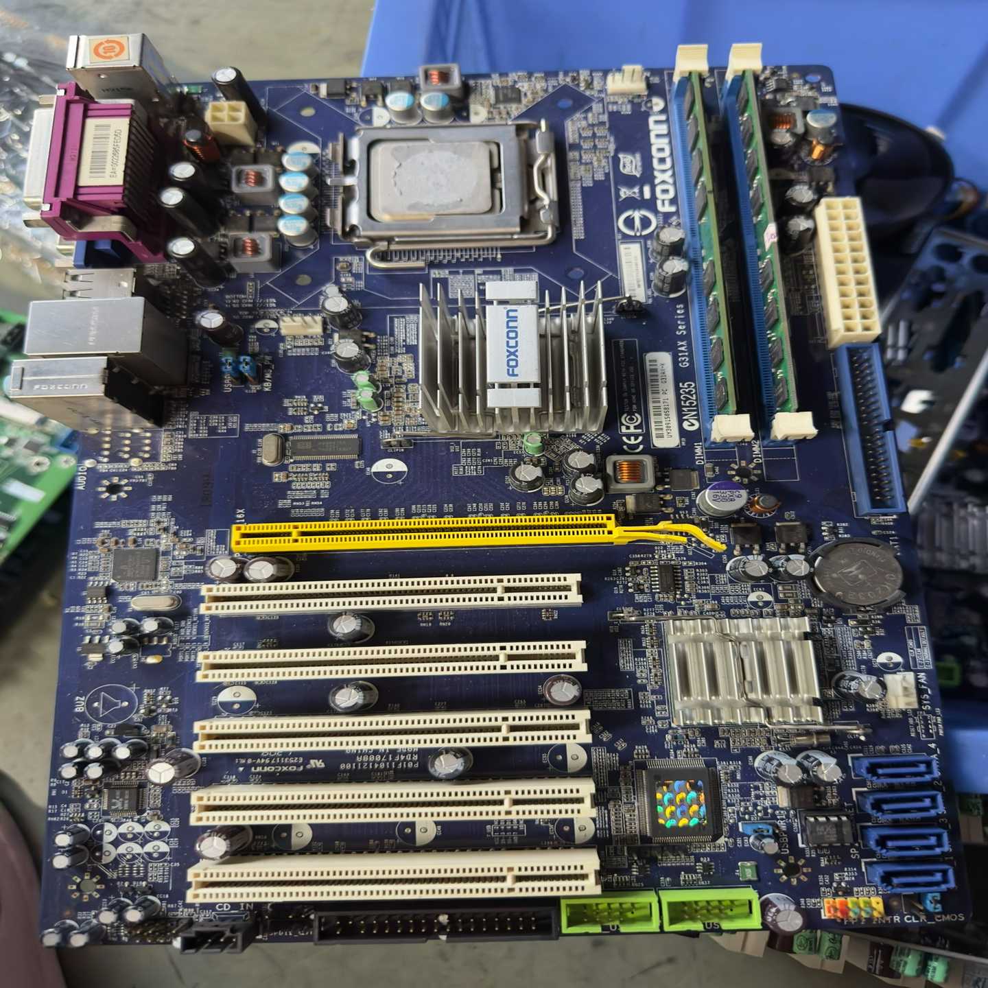 富士康g31AX－k 拆机主板，正常使用。主板+cpu+内存-询价客服
