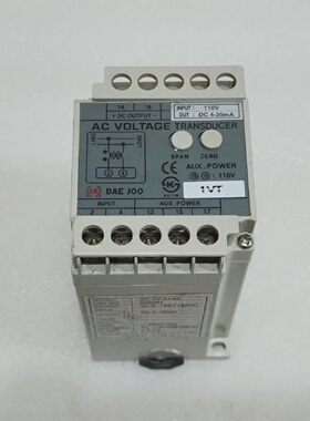 DAE JOO DT1VA1AA AC VOLTAGE TRANSDUCER 110220VAC