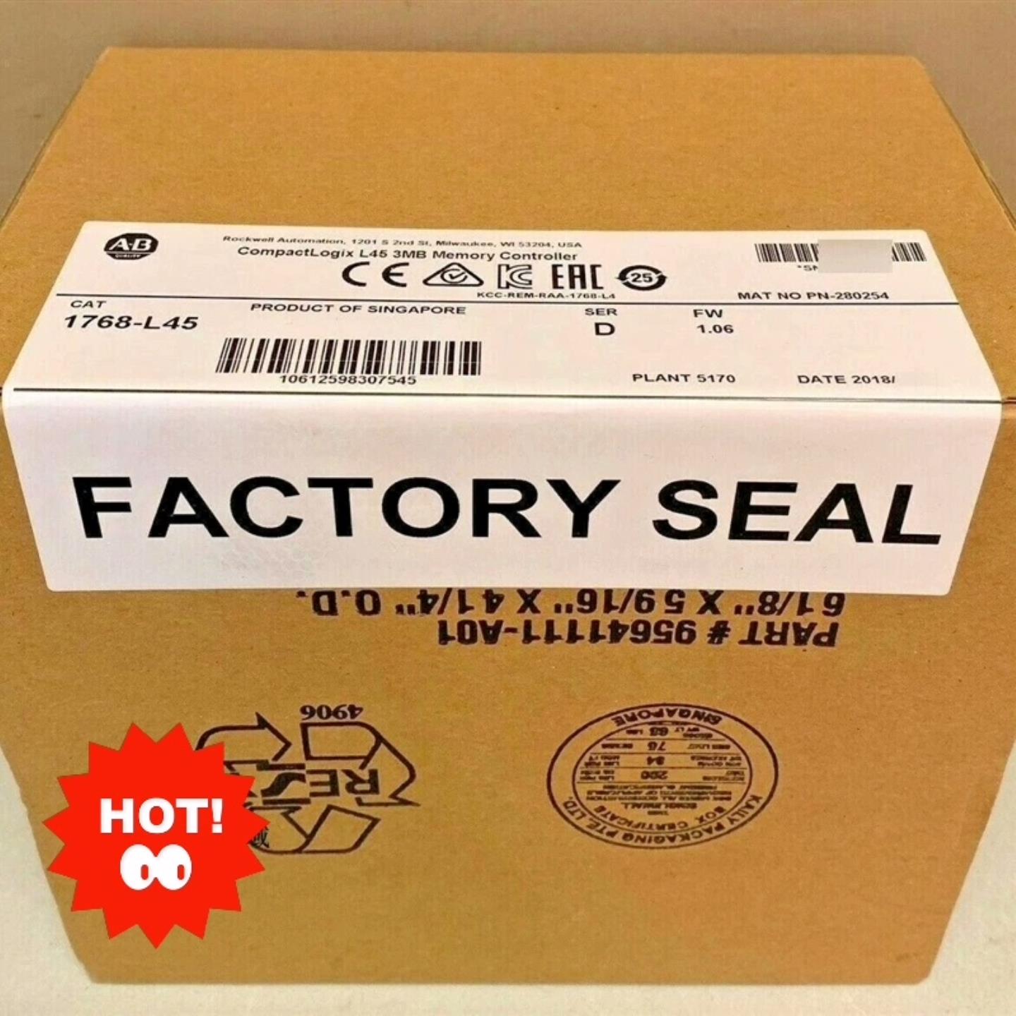 罗克韦尔 AB 1768-L45 PLC控制模块,,(佳毅工控)