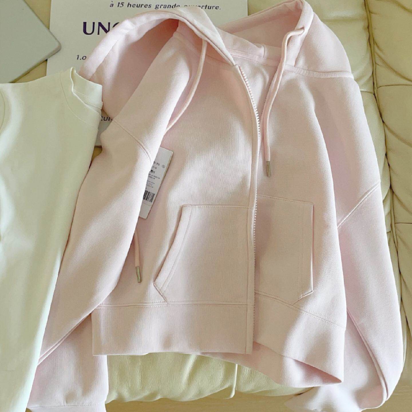 小个子短款卫衣外套女款春秋2025新款爆款初秋穿搭连帽开衫上衣薄