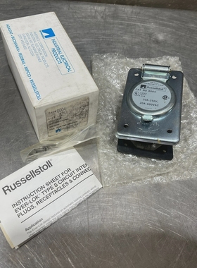 RUSSELLSTOLLCAT#8004接收EVERLOK,3W4P20A/600VAC30A/250