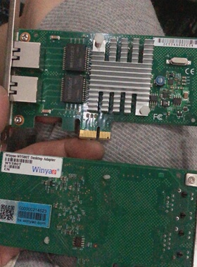 Winyao WY580T PCIe X1双口千兆网卡 in【议价】