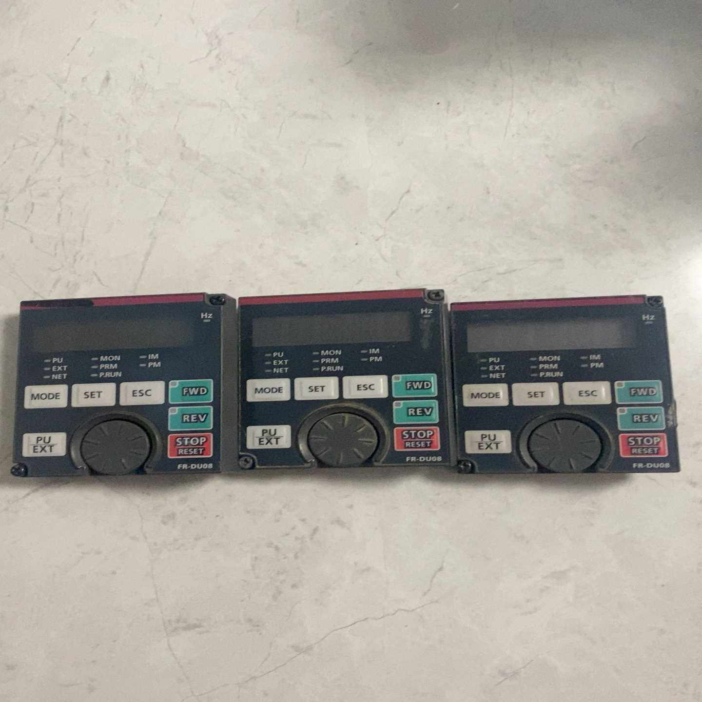 三菱变频器操作面板FR-DU08，型号FR-DU08，实物拍--议价商品
