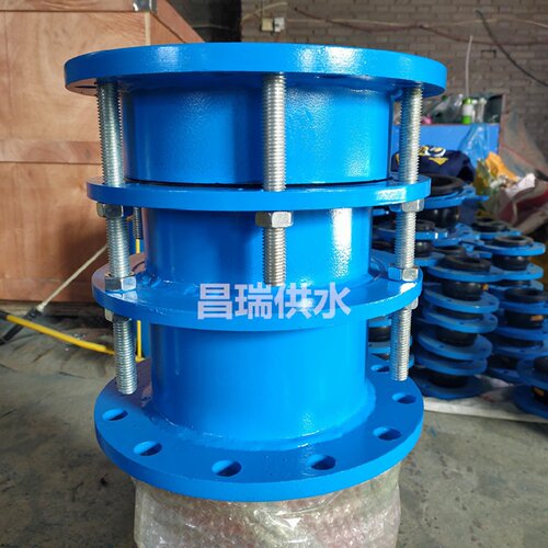双法兰伸缩接头 钢制管道限位伸缩补偿接头16 碳钢伸缩器1.0