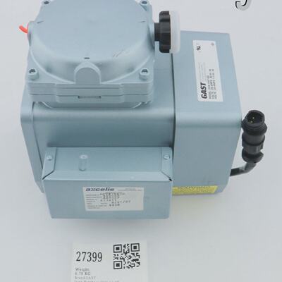 27399 GAST OILLESS DIAPHRAGM VACUUM PUMP AXCELIS PN 617411 D