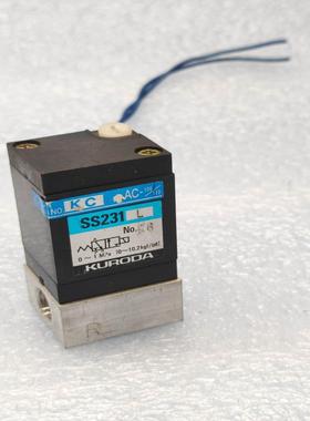 KURODA黑田精工 电磁阀 SS231L AC-100110V 日本正品原装现货询价