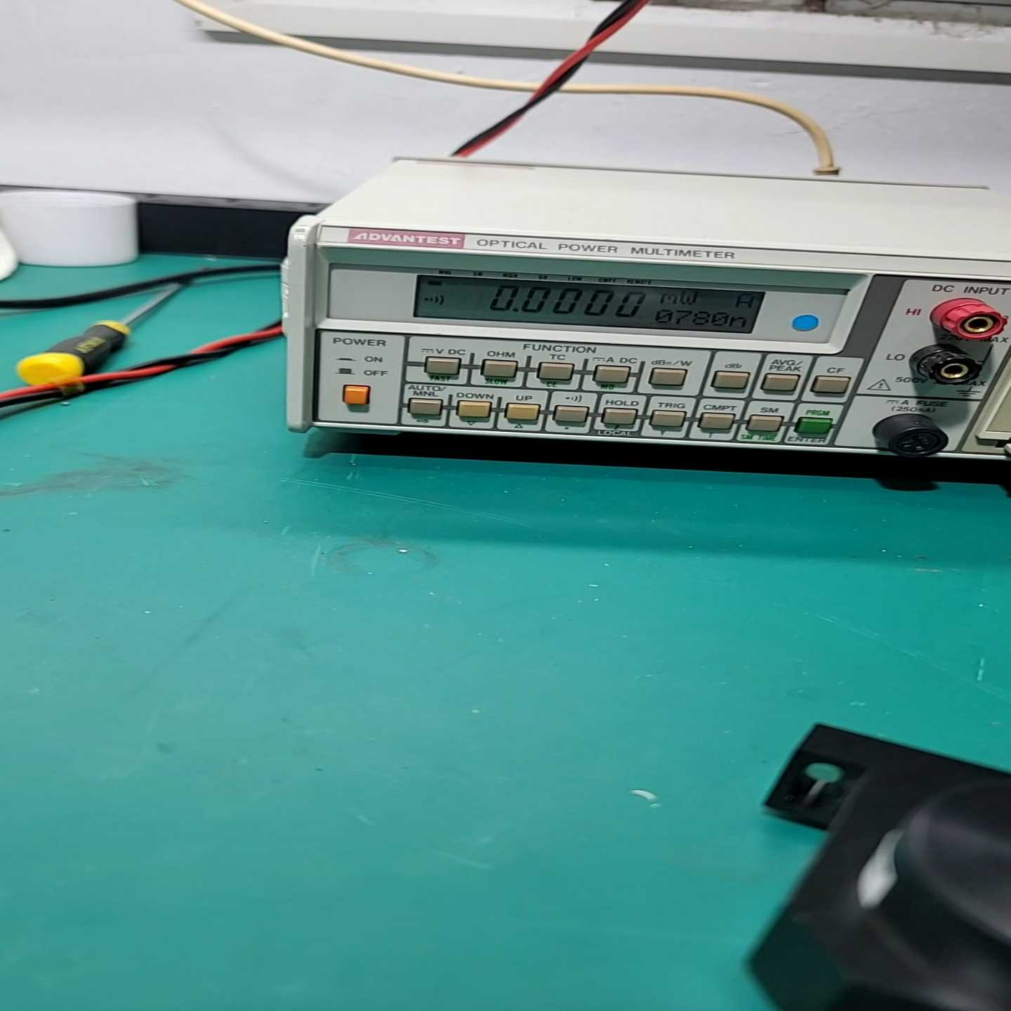 议价爱德万TQ8215光功率计带模块82010,功能正常,成色新