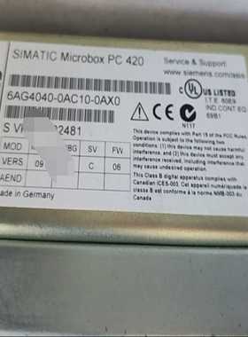 6AG4040-0AC10-0AX0橙色新功能完好议价出--议价商品