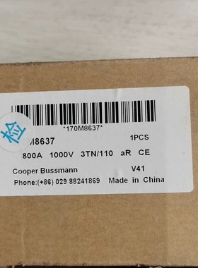 CooperBussmann巴斯曼熔断器170M863议价