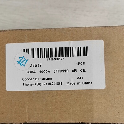 CooperBussmann巴斯曼熔断器170M863议价