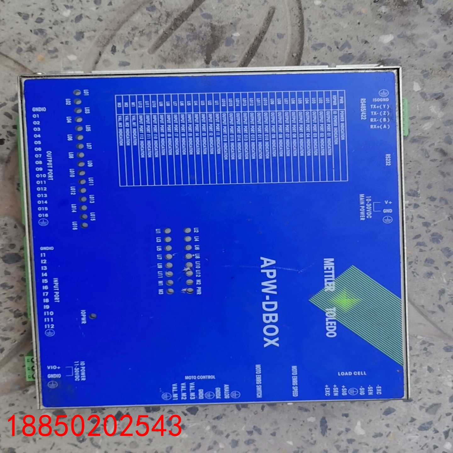 【请询价】METTLER TOLEDO控制器APW-DBOX拆机件人