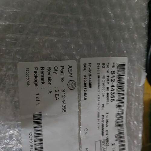 【询价】S12-44355 asm aero线适用