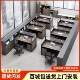 职员桌办公桌员工桌四人位4人6办公室简约财务桌加厚屏风桌椅组合