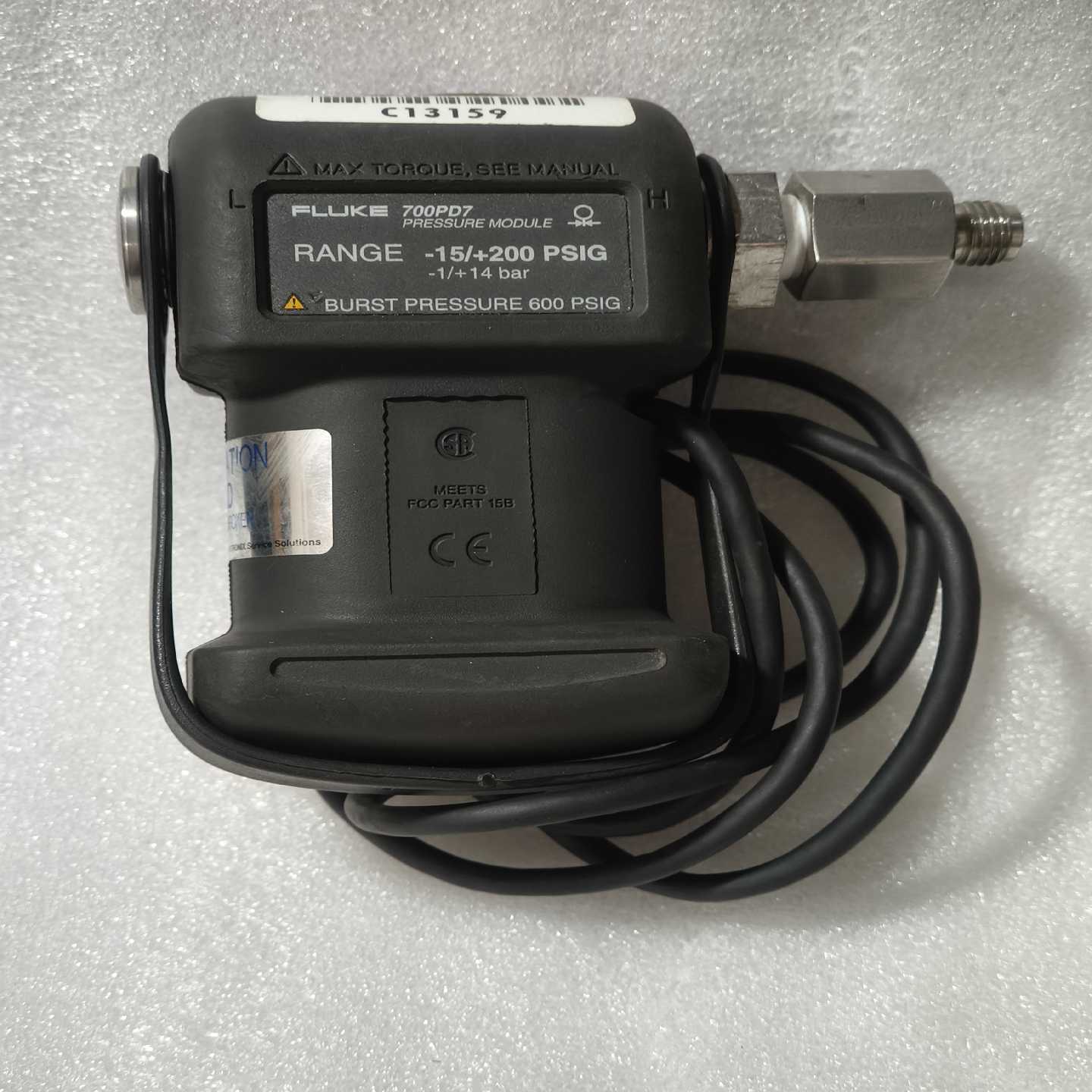 原装进口FLUKE/福禄克压力传感模块700PD7，实物图--议价商品