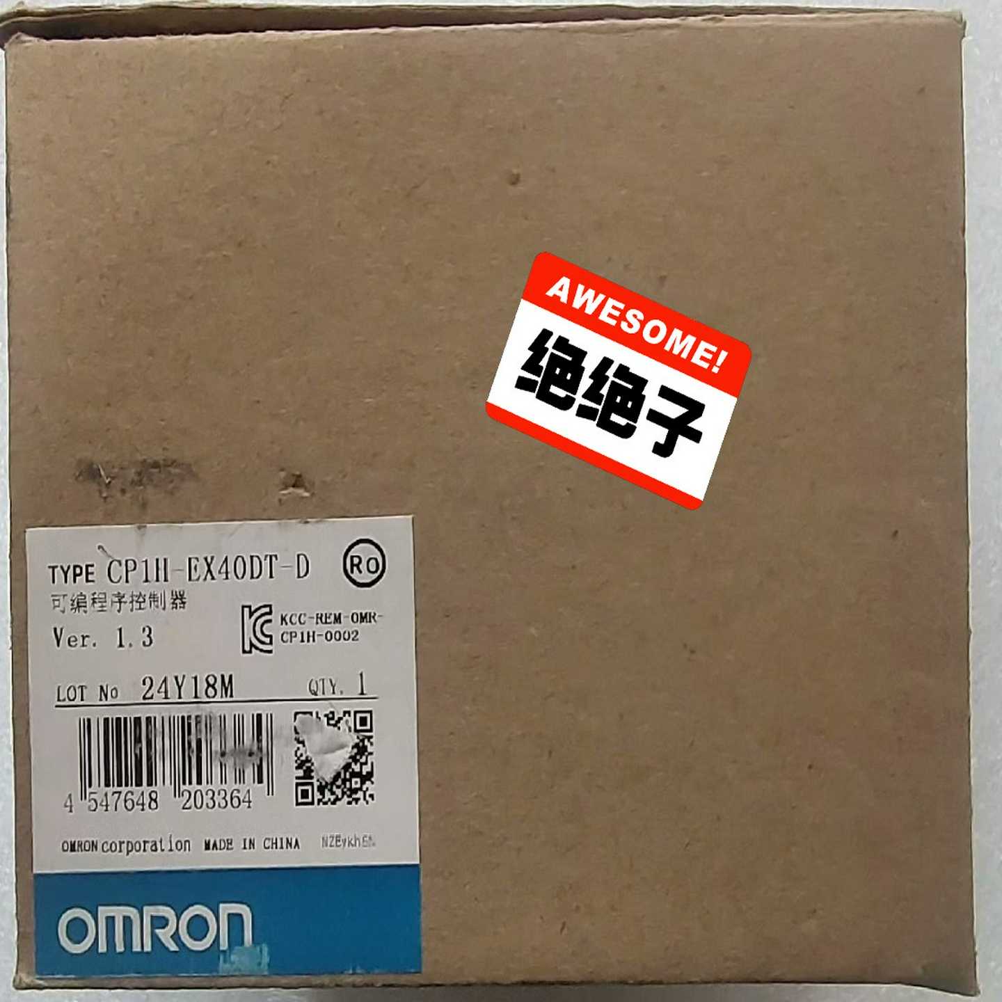 全新欧姆龙PLC控制器,型号CP1H-EX40DT-D,-议价