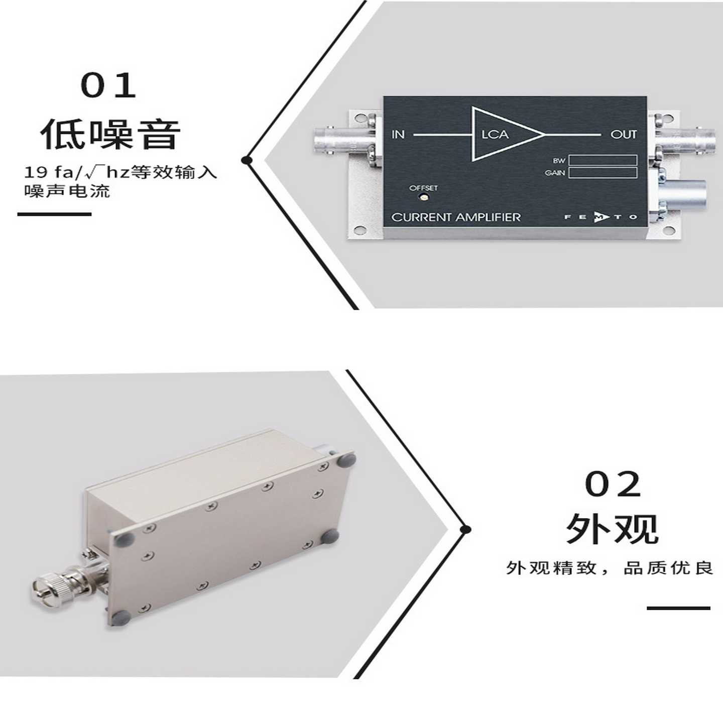 FEMTO德国DVA-101X可变增益宽带电压放大器高精度进口仪器代理